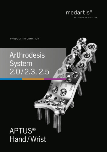 Arthrodesis System 2.0 / 2.3 2., 5 - Medartis