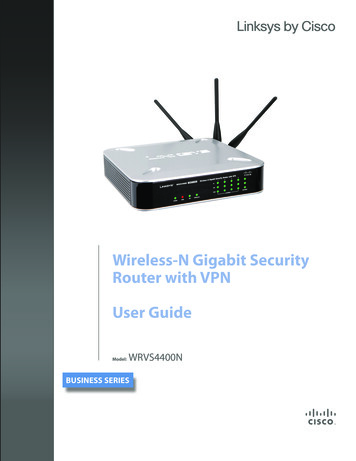 Cisco WRVS4400N Wireless-N Gigabit Security Router With .