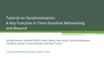 Tutorial On Synchronization: A Key Function In Time .