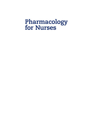 Pharmacology For Nurses