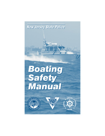 Boating Safety Manual - State