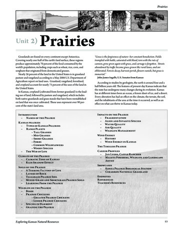 Unit 2) Prairies