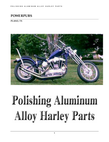 Polishing Harley Aluminum Alloy Parts