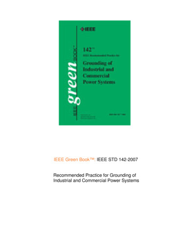 IEEE Green Book : IEEE STD 142-2007 Recommended Practice .