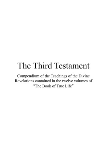 The Third Testament - Three Revelations