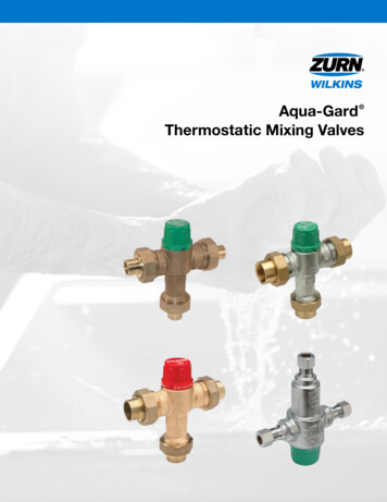 Aqua-Gard Thermostatic Mixing Valves