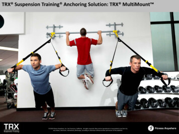TRX Suspension Training Anchoring Solution: TRX 