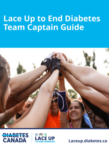 Lace Up To End Diabetes Team Captain Guide