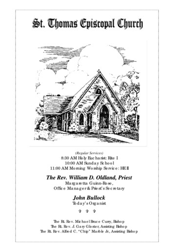 The Rev. William D. Oldland, Priest John Bullock