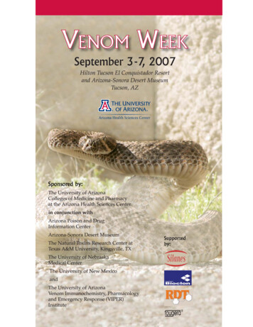 Venom Wk Broch Web - University Of New Mexico
