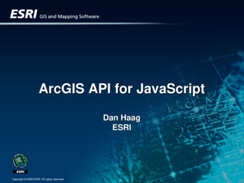ArcGIS API For JavaScript - University Of Missouri