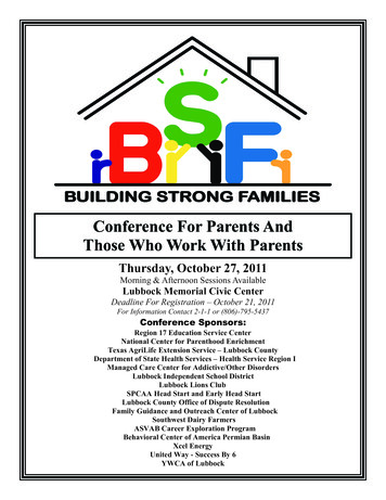 Conference For Parents And Those Who Work With Parents