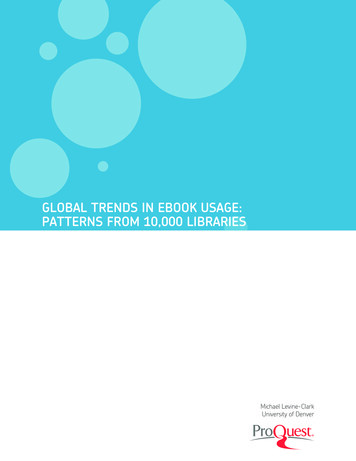 GLOBAL TRENDS IN EBOOK USAGE: PATTERNS FROM 10,000 