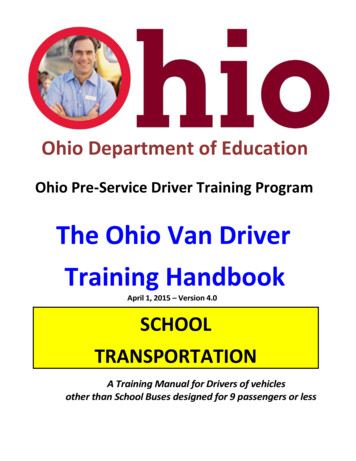 The Ohio Van Driver Training Handbook
