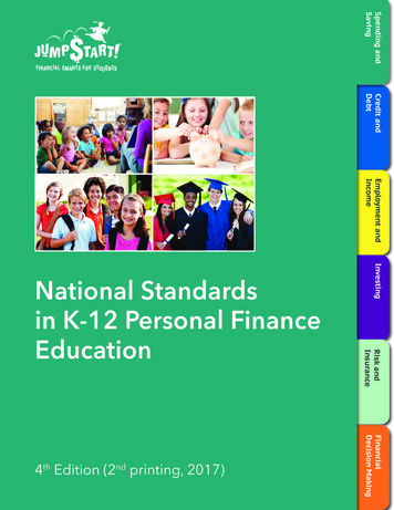 National Standards In K-12 Personal Finance Education