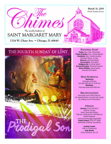 The Weekly Bulletin Of SAINT MARGARET MARY