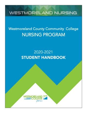 Westmoreland County Community College NURSING PROGRAM