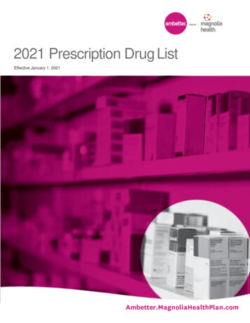 2021 Prescription Drug List - Magnolia Health Plan