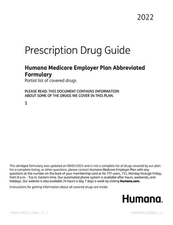 Prescription Drug Guide - Nmrhca 