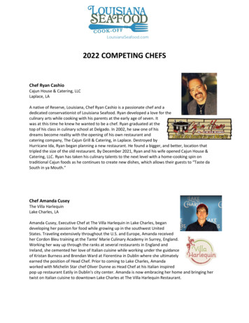 2022 Competing Chefs