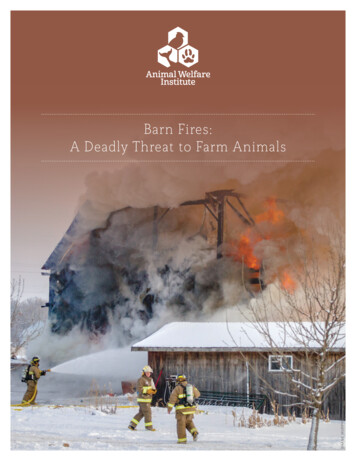 Barn Fires: A Deadly Threat To Farm Animals