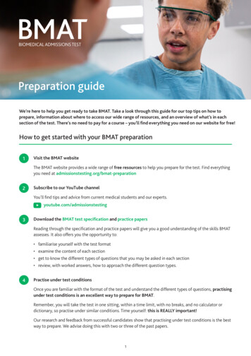 BMAT Preparation Guide - Ox.ac.uk