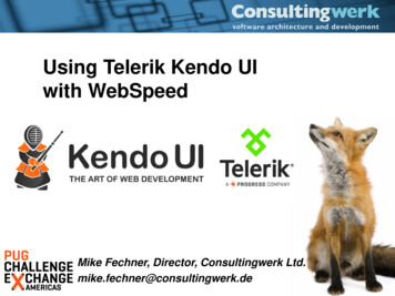 Using Telerik Kendo UI With WebSpeed - Pugchallenge 