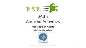 BAB 2 Android Activities - WordPress 