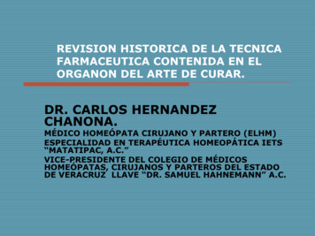 Dr. Carlos Hernandez Chanona.