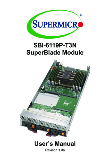 SBI-6119P-T3N SuperBlade Module