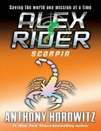 Alex Rider 5 - Scorpia - English Creek
