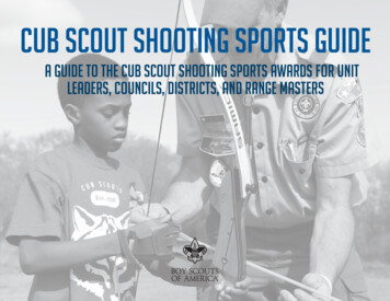Cub Scout Shooting Sports GUIDE