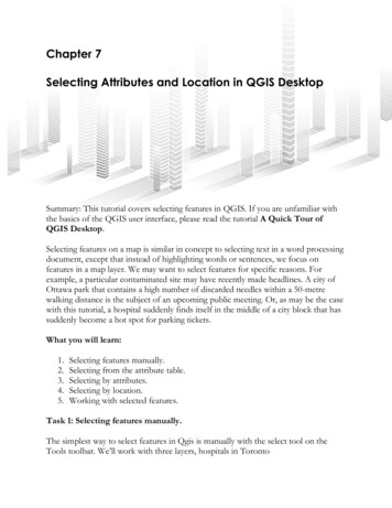 Chapter 7 Selecting Attributes And Location In QGIS Desktop