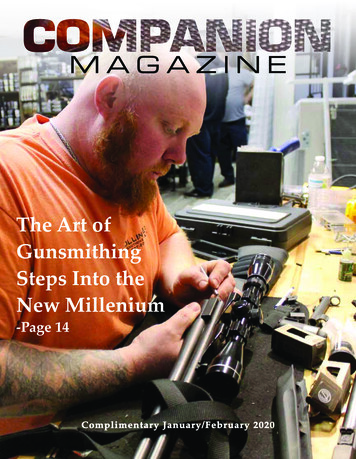 The Art Of Gunsmithing Steps Into The New Millenium