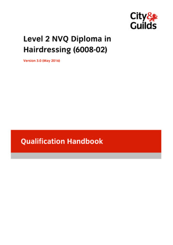 Level 2 NVQ Diploma In Hairdressing (6008-02)