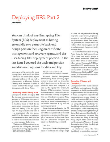 Deploying EFS: Part 2 - .microsoft 