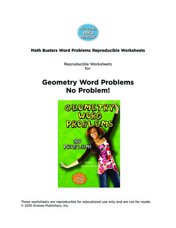 Geometry Word Problems No Problem! - Enslow Publishing