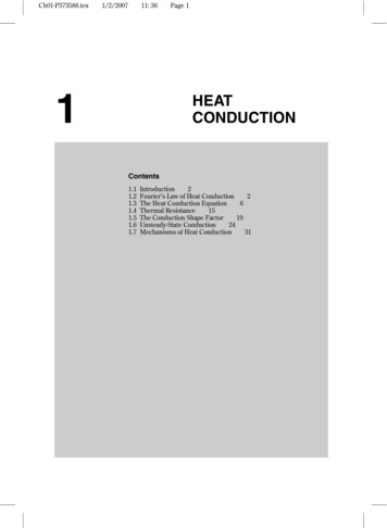 1 HEAT CONDUCTION - Elsevier 