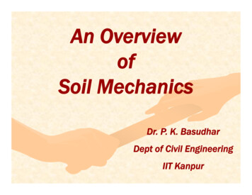 An Overview Of Soil Mechanics