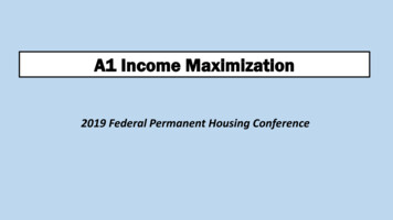 A1 Income Maximization - Va.gov