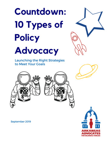 10 Types Of Advocacy - Arkansas Advocates For Children And Families (AACF)