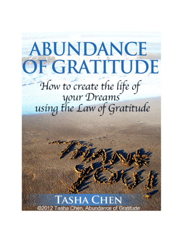 Abundance Of Gratitude