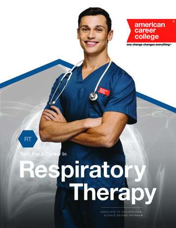 RT Respiratory Therapy - America Career College