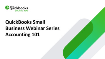 QuickBooks Small Business Webinar Series Accounting 101