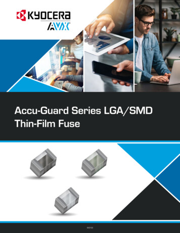 Accu-Guard Series LGA/SMD Thin-Film Fuse - AVX Corporation