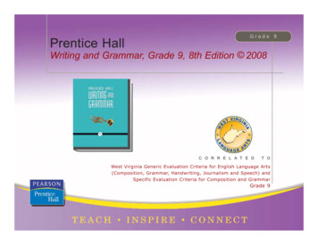Grade 9 Prentice Hall - Assets.pearsonschool 