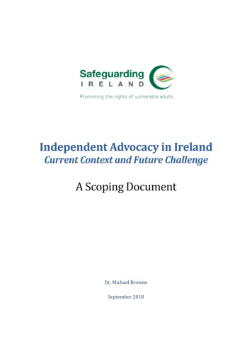 Independent Advocacy In Ireland