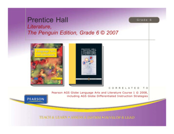 Prentice Hall Grade 6 Literature, The Penguin Edition .