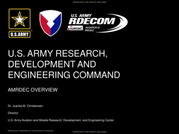 U.s. Army Research, Development And Engineering Command