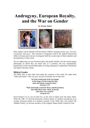 Androgyny, European Royalty, And The War On Gender